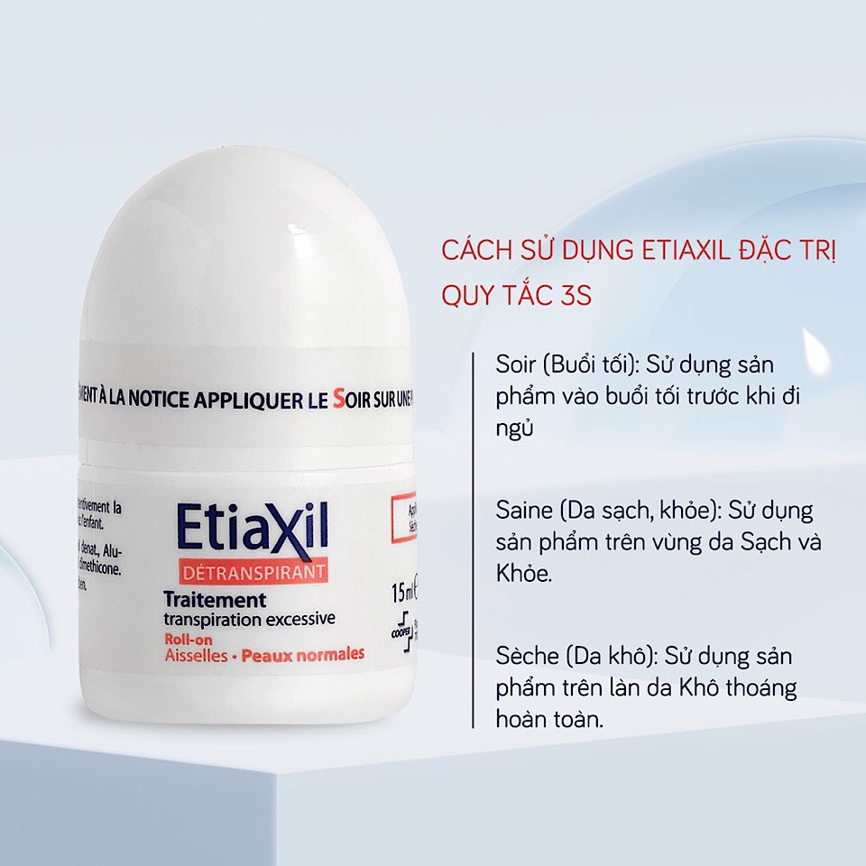 Lăn Khử Mùi Đặc Trị Etiaxil Traitement Aisselles Da Thường đỏ